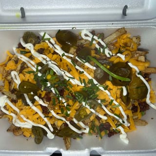 Large Loaded Fry (Pappas Locas)